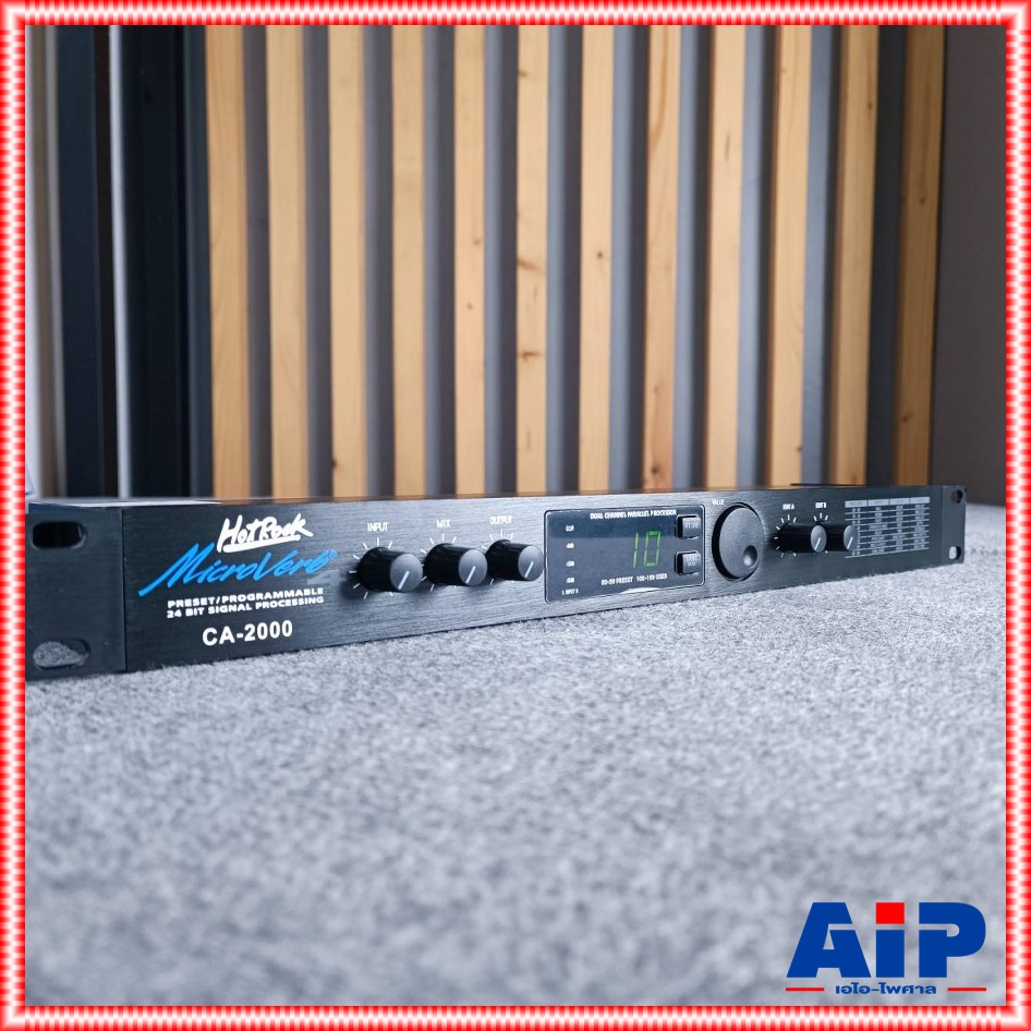 HOTROCK MICROVERB 4 เอฟเฟค (CA-2000/mid4) ดิจิตอลเอฟเฟกต์ เครื่องปรับเอฟเฟคเสียงร้อง เอฟเฟกต์ดิจิตอลเวที MICROVERB-4 MICROVERB4 เอไอ-ไพศาล