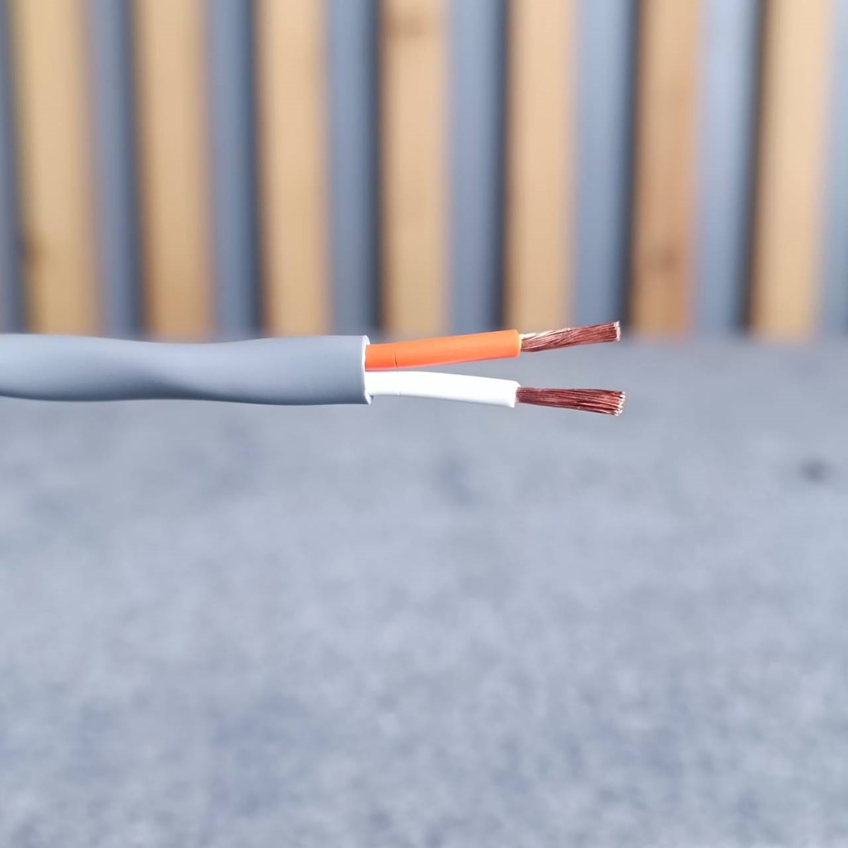 ขด15เมตร สายลำโพงCANARE 2S7F 16AWG สีเทา สายลำโพง2คอร์ ขนาด16awg ทองแดงแท้ Canare Speaker Cable 2S7F เอไอ-ไพศาล