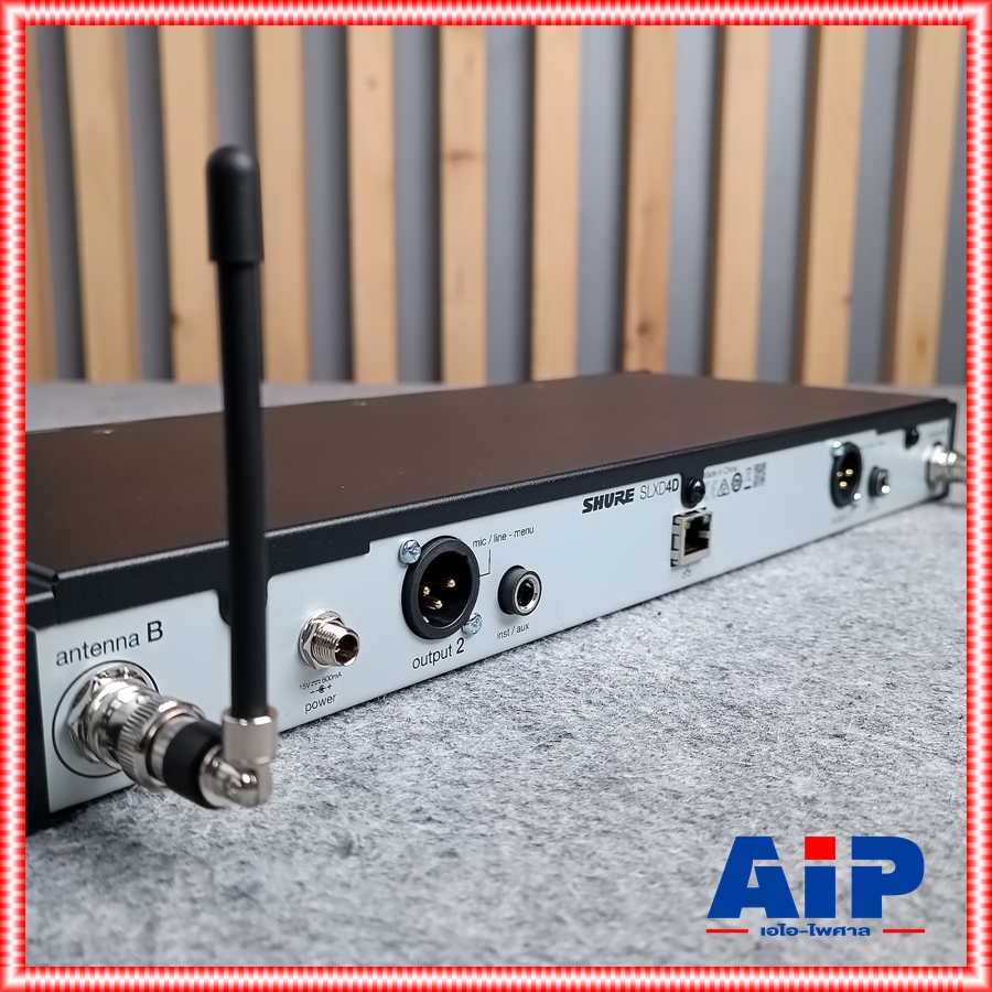 SHURE SLXD24DA/SM58-M55 ไมค์ลอย2ตัว ไมค์ลอย มือถือคู่ แบบดิจิตอล 24 บิต คลื่นความถี่ 694-703 MHz และ 748-758 MHz เอไอ-ไพศาล +++