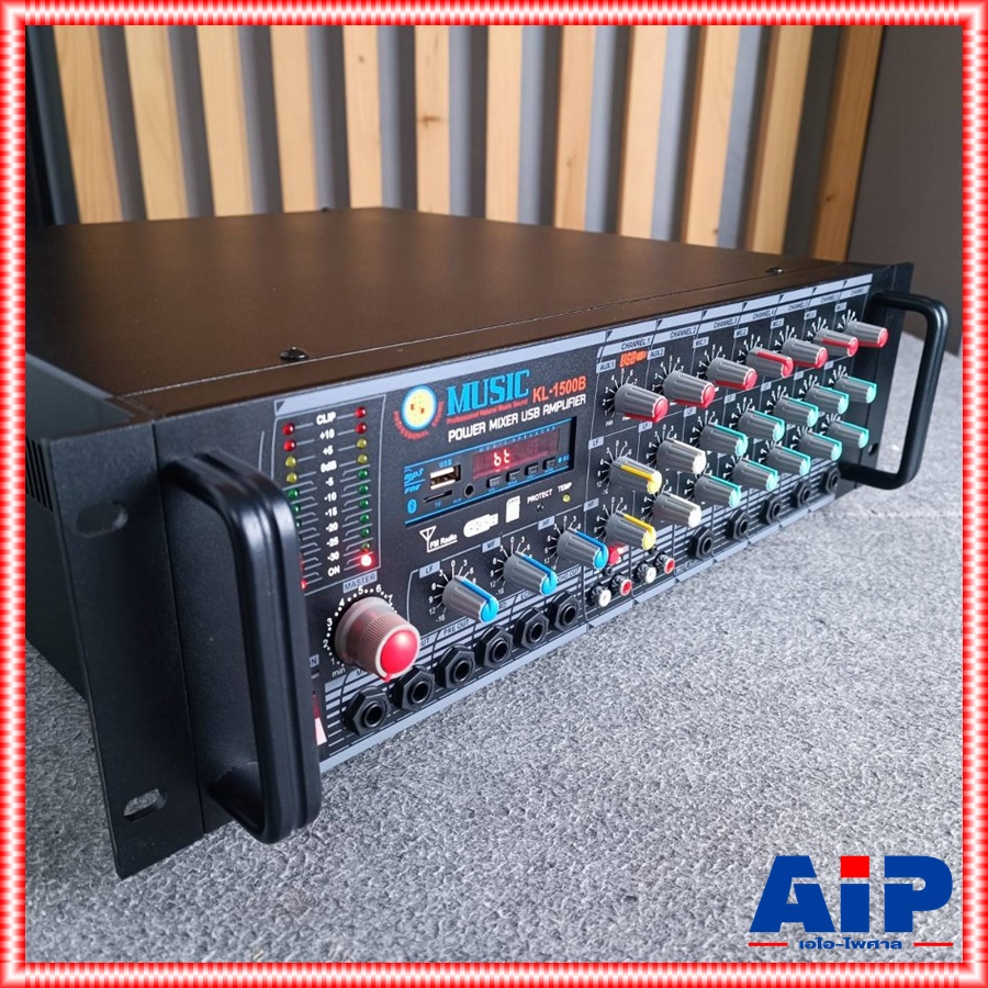 MUSIC KL-1500B แอมป์LINE เสียงตามสาย งานกระจายเสียง KL1500B KL 1500B มิวสิค KL1500 KL-1500 KL 1500 เอไอ-ไพศาล