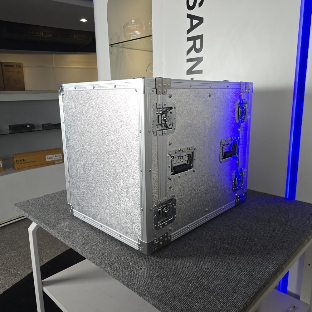 COMPACT B-12U 2ฝาหน้า-หลัง ลึก21นิ้ว สีอลูมิเนียม RACK ตู้แร็ค อุปกรณ์สำหรับเก็บเครื่องเสียง COM PACT B 12U B12U เอไอ-ไพศาล