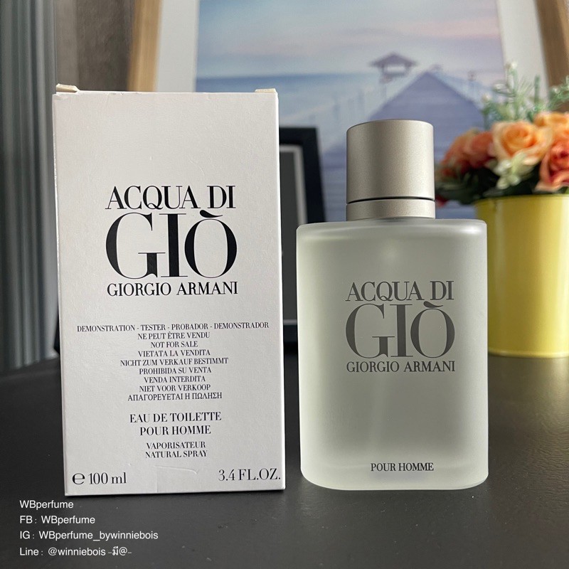 น้ำหอมแท้100% Giorgio Armani Acqua Di Gio pour homme 100ml TESTER