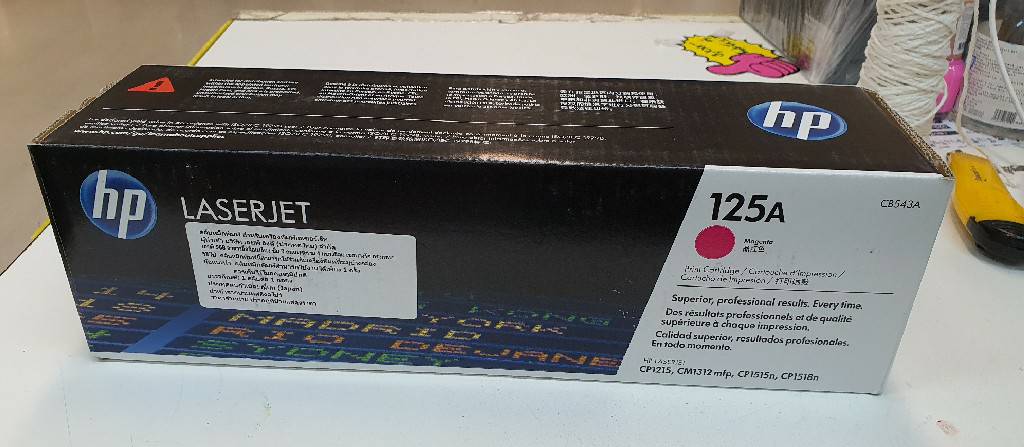 ตลับหมึกของแท้โทนเนอร์ สีแดง HP 125A (CB543A)