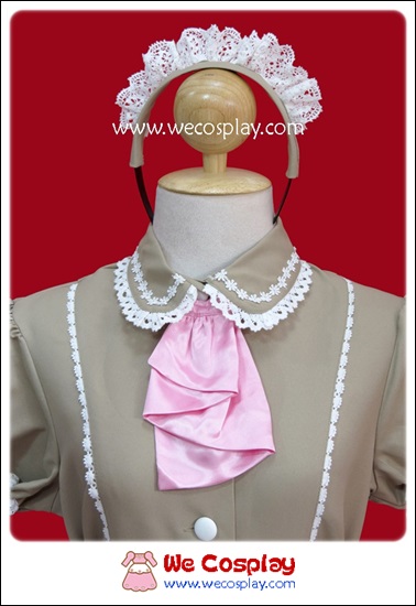 ชุดเมดคาเฟ่ลาเต้ Café Latte Maid Costume สีกาแฟนม