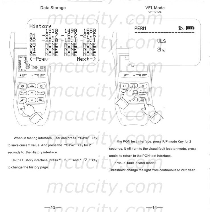 EPN70 (EPN80N) PON Optical Power Meter Cable Tester Measurement Tools