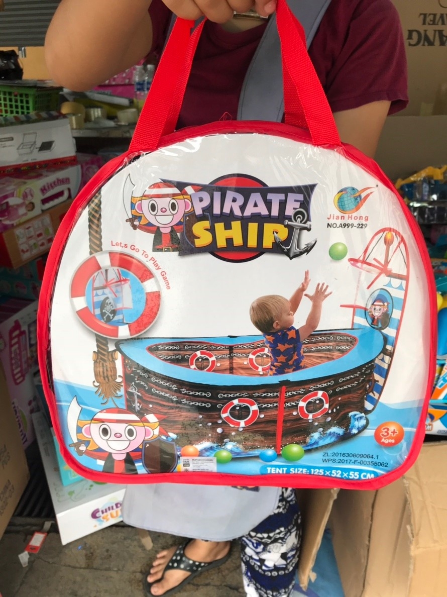 A999-229 ของเล่นเด็กเต็นท์เรือโจรสลัด หลังละ