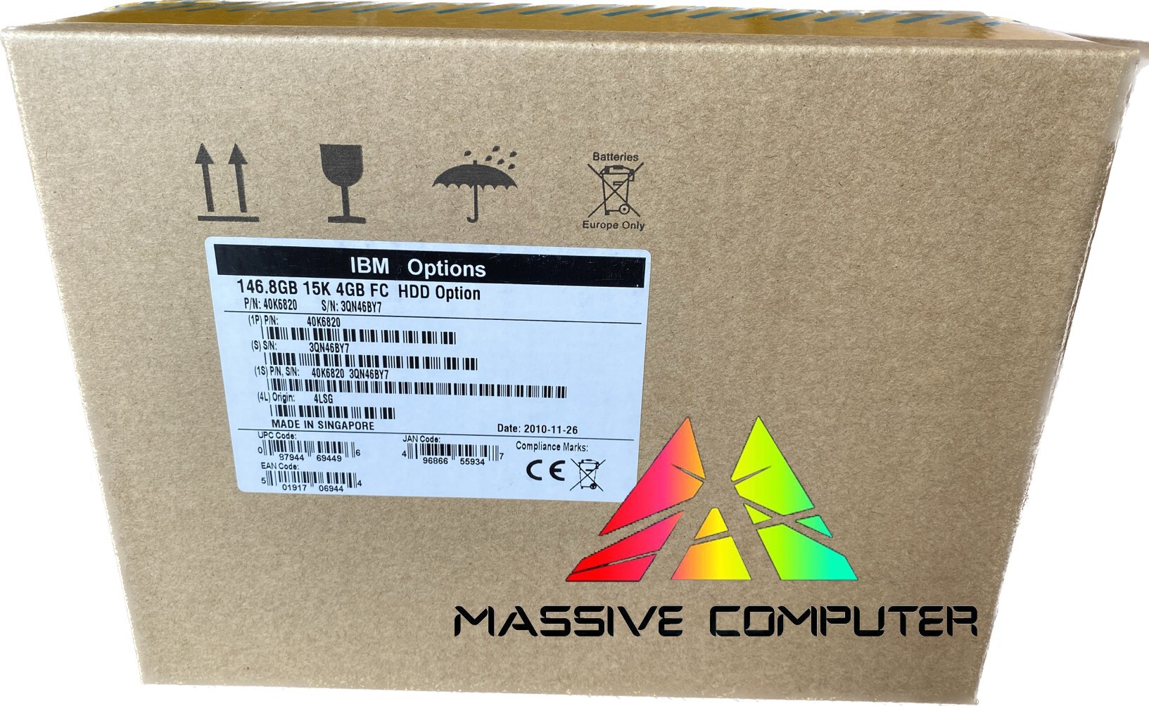 40K6820 IBM 146GB 15K 4GBPS FC-AL FIBRE CHANNEL 3.5INC HP HDD ราคา ขาย ราคาถูก จำหน่าย
