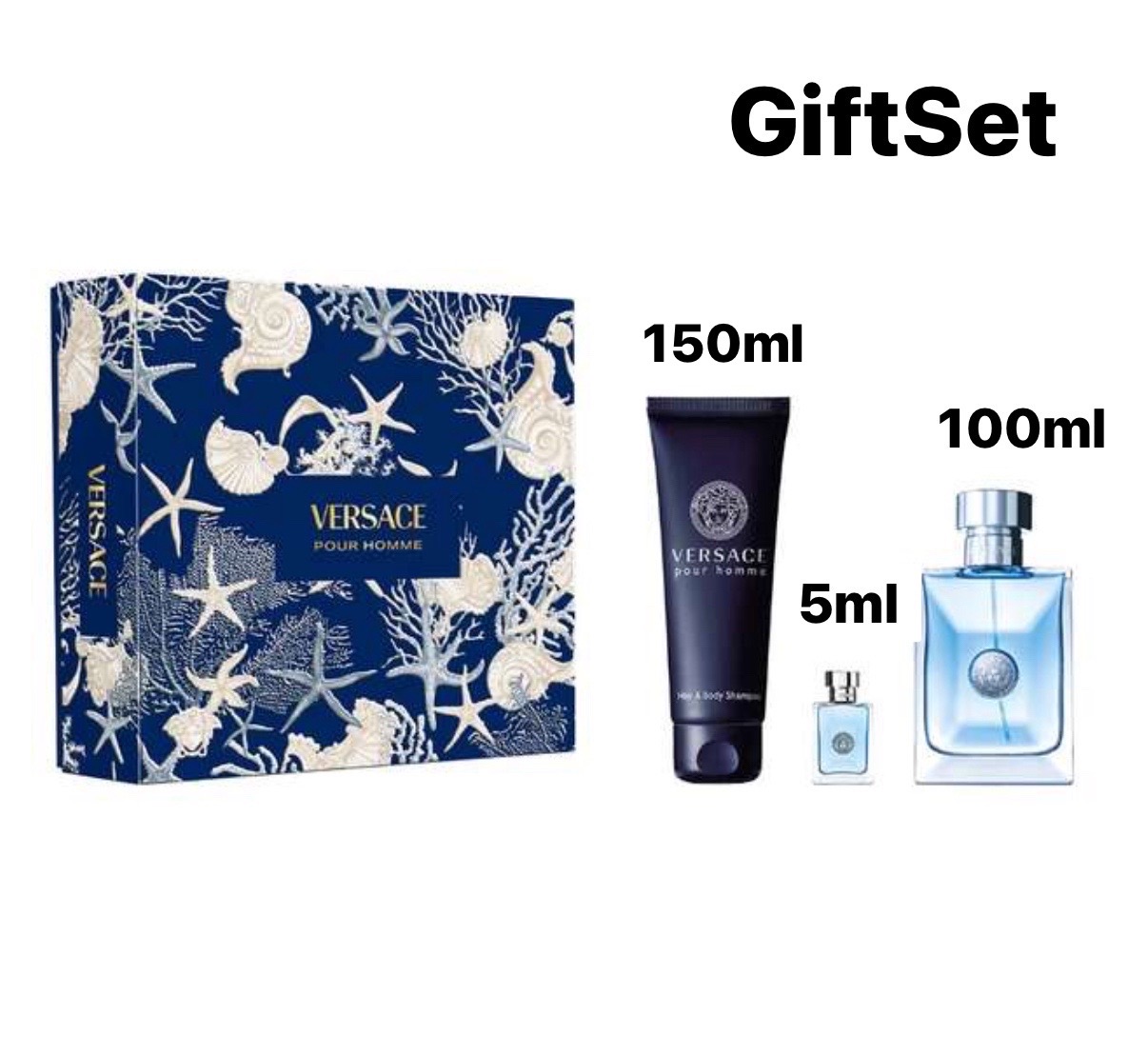 ￼ชุดของขวัญ Versace Pour Homme Set