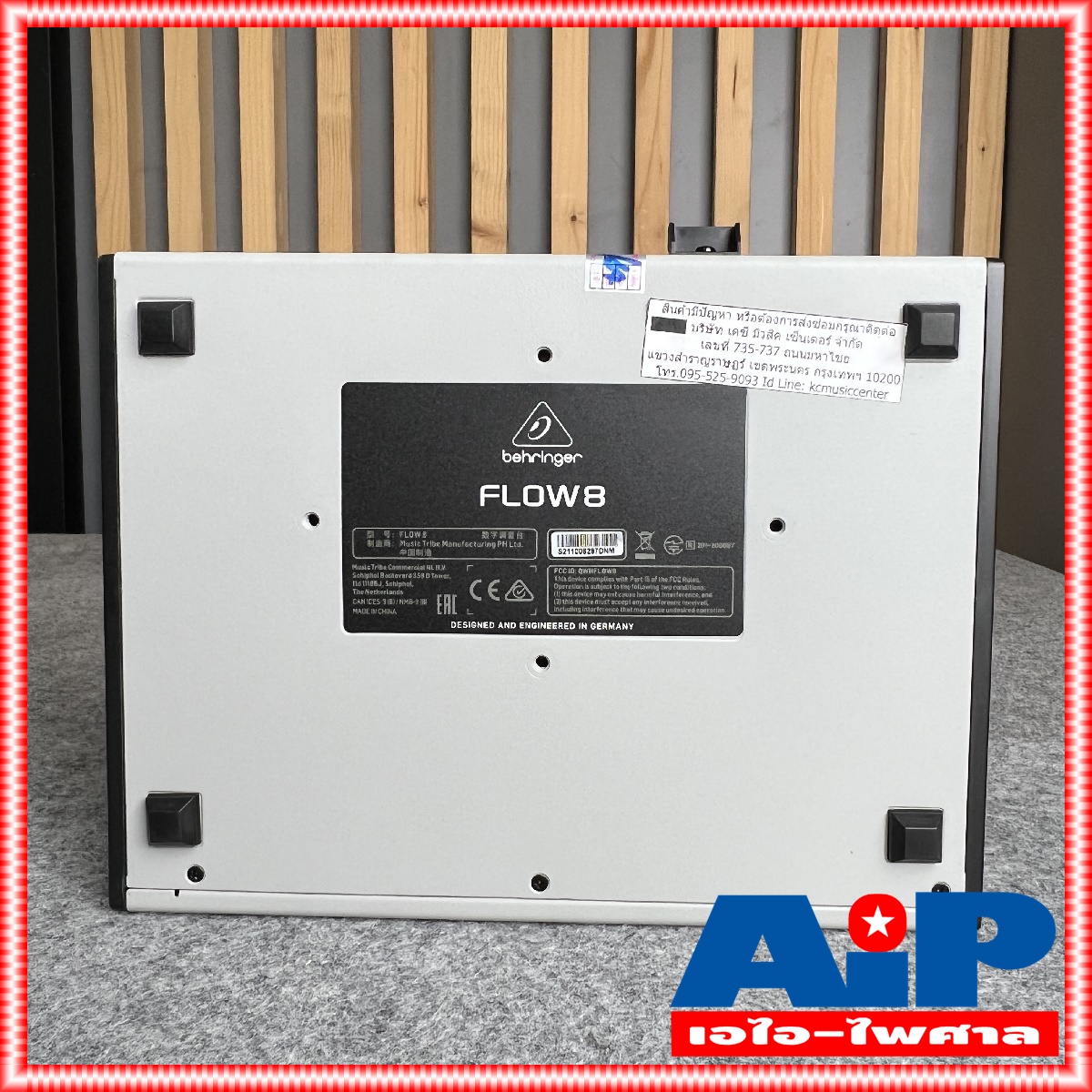 BEHRINGER FLOW-8 MIXER DIGITAL ดิจิตอลมิกเซอร์ 8 แชนแนล สามารถควบคุมผ่าน Bluetooth และยังสามารถเป็น Audio Interface FLOW 8 FLOW8 เอไอ-ไพศาล +++