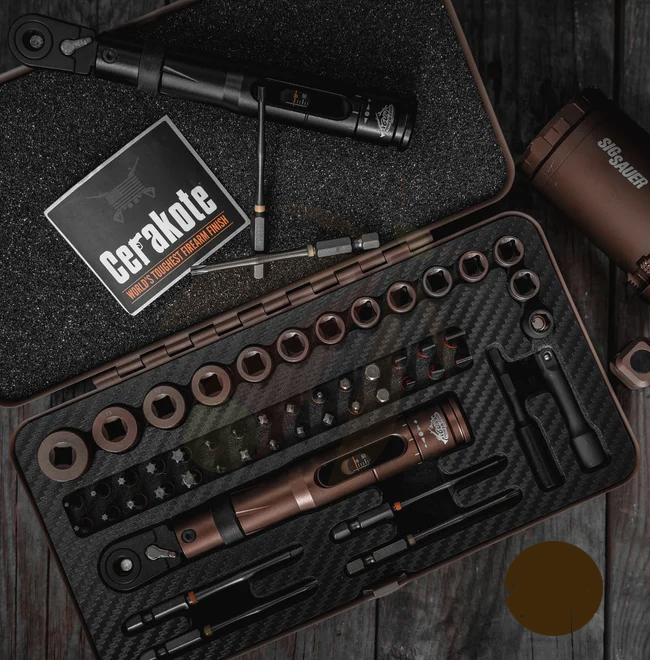 51-Piece Elite Tactical Torque Set - Dark Earth