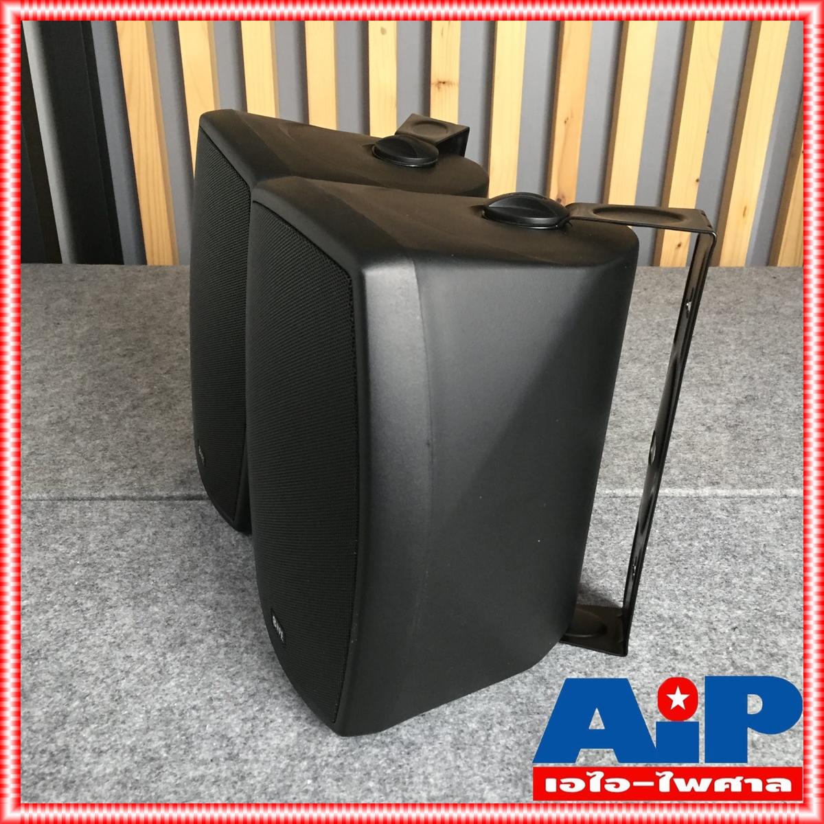 *ราคาต่อ1คู่ 2ใบ* ตู้ลำโพง NPE 6 นิ้ว รุ่น HB-602 สี ดำ ลำโพงติดผนัง HB602 พร้อมขาแขวน ลำโพงแขวน 6 นิ้ว
