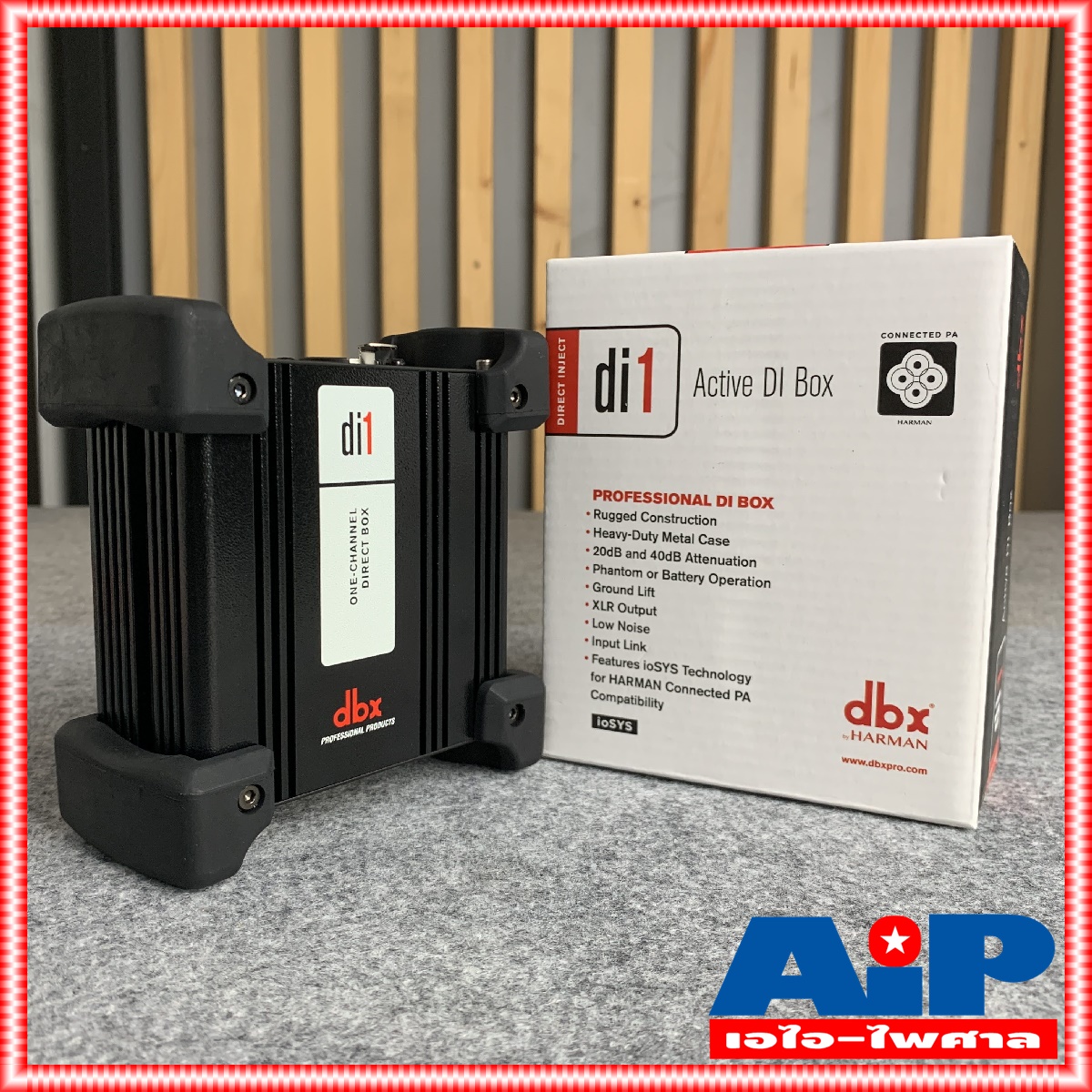 DBX DI1 DI BOX (สินค้าของแท้มหาจักร) Di Box dbx Di1 Active Direct Box ไดเร็คบ็อก +++ เอไอ-ไพศาล