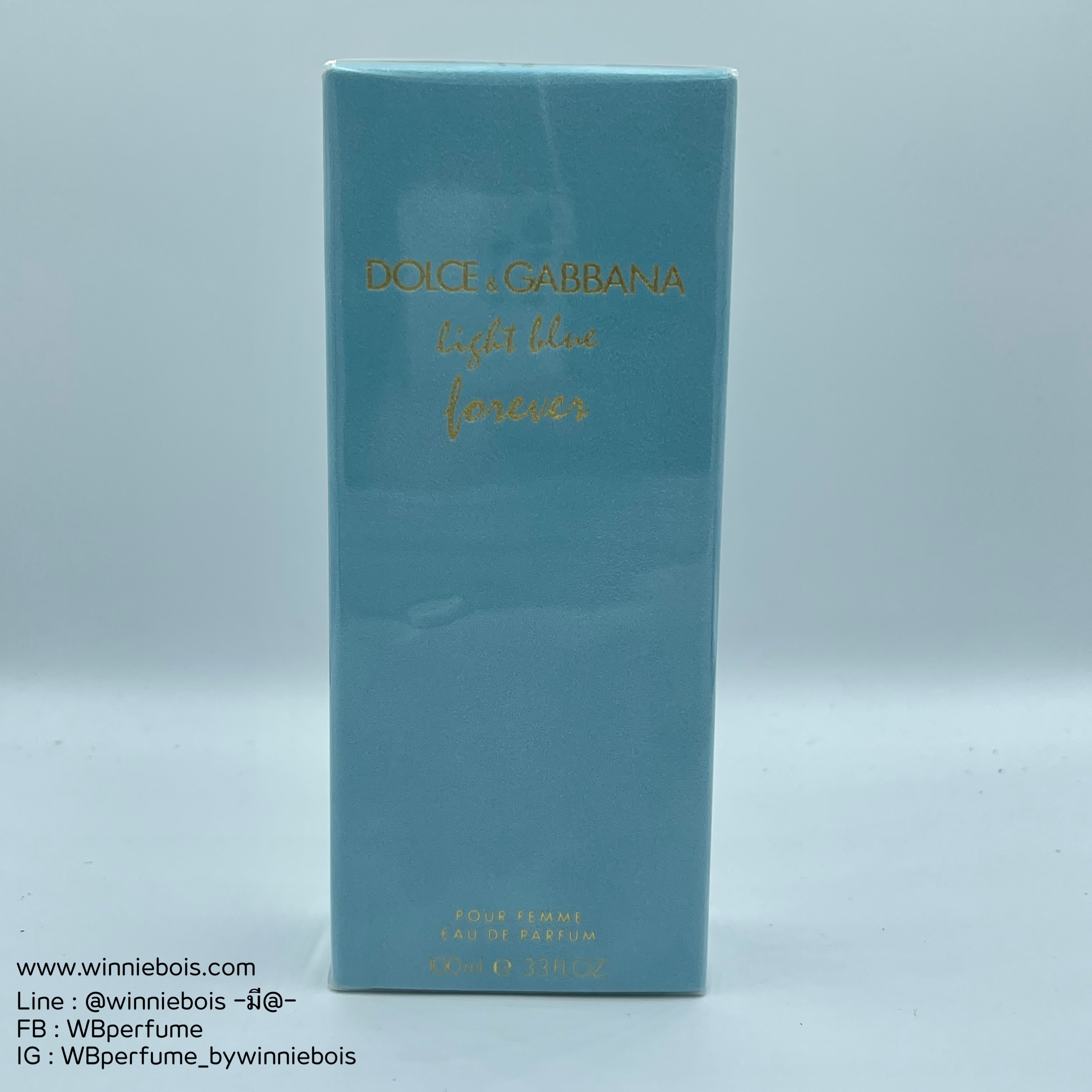น้ำหอม แท้100% D&G LIGHT BLUE FOREVER Pour Femme EDP 100ml