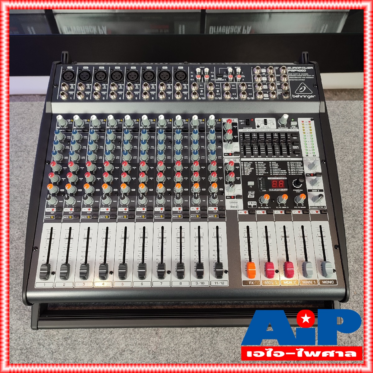 เพาเวอร์มิกซ์ BEHRINGER PMP4000 POWERMIXER เครื่องเสียง PMP-4000 เพาเวอร์มิกซ์ มิกเซอร์ มิกซ์ MIXER POWER เอไอ-ไพศาล +++