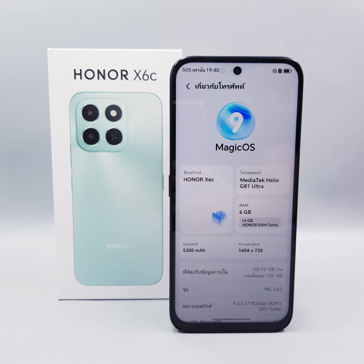 🔥 Honor X6c 6/128GB Midnight Black 🔥 💥 Honor x6 สภาพสวย ปกศ. 1 ปี ครบกล่องแท้ ราคาถูก 💥