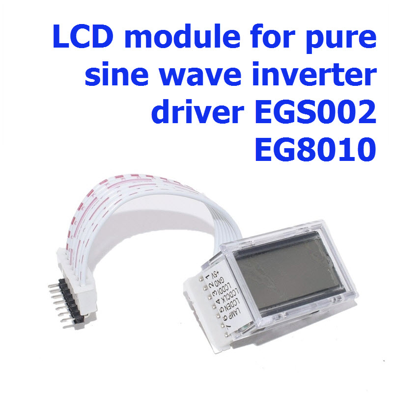 LCD module for pure sine wave inverter driver EGS002 EG8010