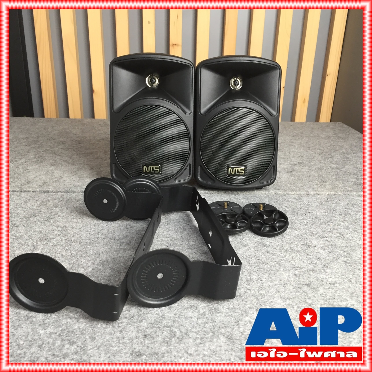 1คู่ NTS NC-402T ตู้ลำโพง 4นิ้ว มี LINE ตู้ ลำโพง แขวน ลำโพงติดผนัง NC402 T NC 402 งาน ห้องประชุม ห้องเรียน เอไอ-ไพศาล