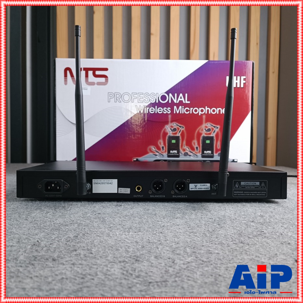 NTS SN-U62II ไมค์ลอยแบบหนีบคู่ UHF หนีบคู่ SN-U62 MKII ไมค์ลอยแบบหนีบเสื้อ ไมค์ลอยแบบคาดหู ไมค์ลอยUHF ไมค์ลอยคู่ เอไอ-ไพศาล