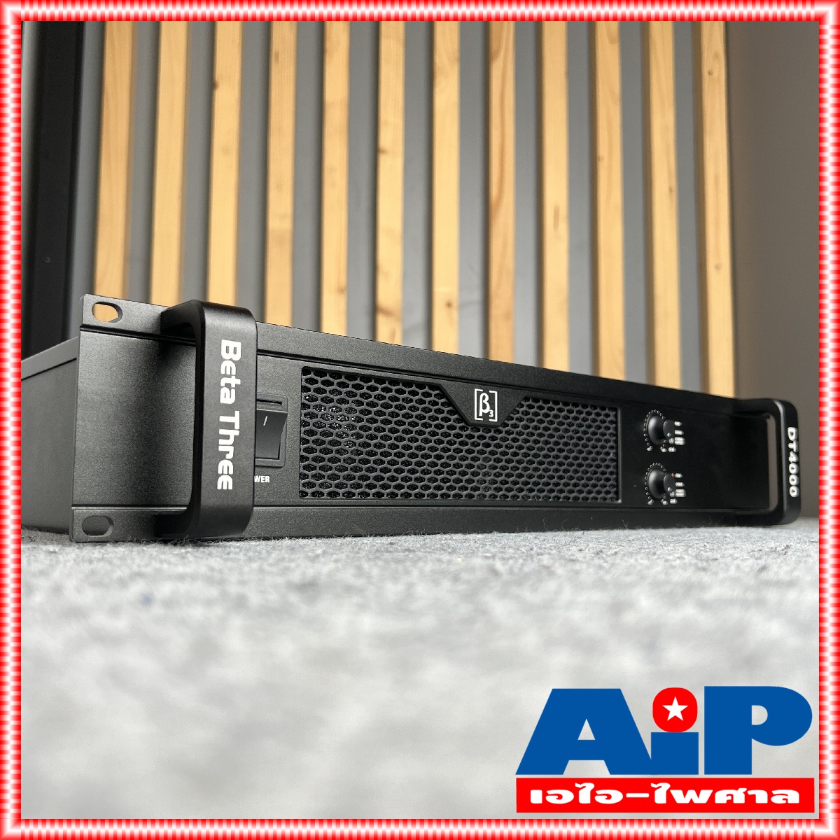 BETA THREE DT-4000 POWERAMP 2CH 1500W เพาเวอร์แอมป์ POW เครื่องขยายเสียงลำโพง เครื่องขยาย DT 4000 เพาเวอร์แอมป์DT-4000