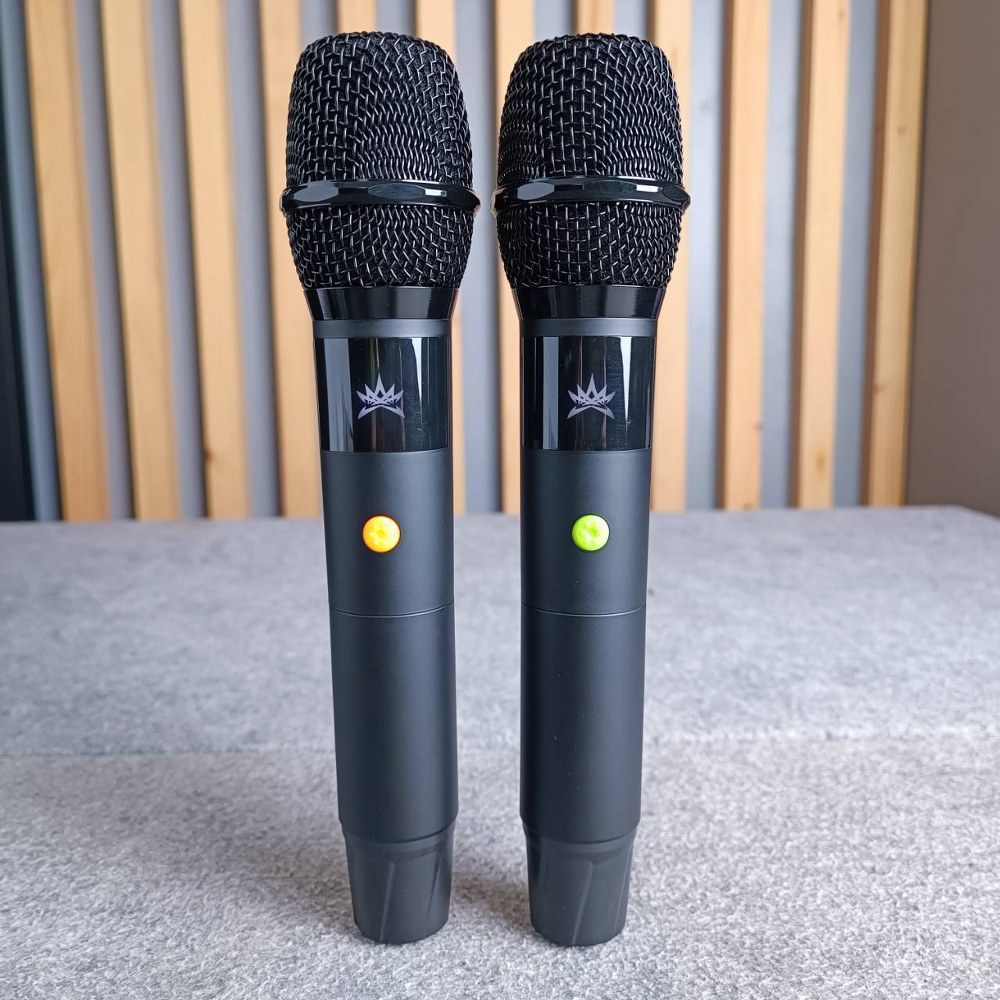 PROEUROTECH KF-12M ลำโพงล้อลาก+ไมค์ลอย ตู้ลำโพงมีแอมป์ในตัว 12นิ้ว 2ทาง มีไฟกระพริบตามเสียงเพลง KF 12 M KF12M เอไอ-ไพศาล