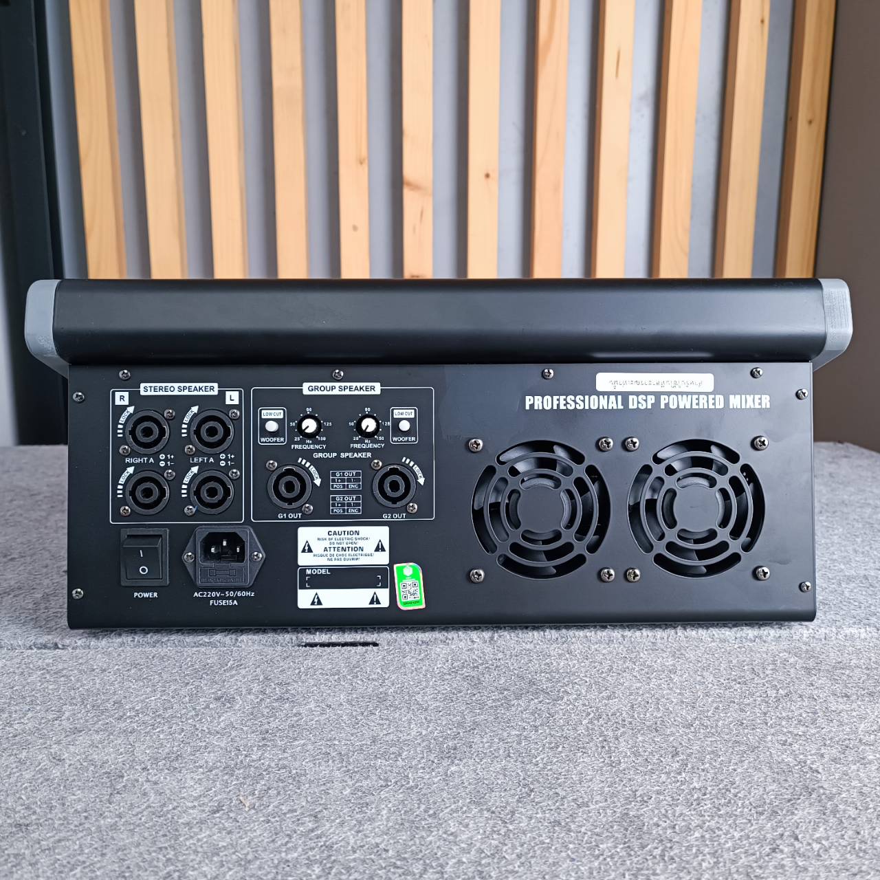 Ceflar MX-80 POWERMIXER 4CH เพาเวอร์ มิกซ์เซอร์ บูลทูธ เคฟลาร์ POWER MIXER รุ่น MX80 MX 80 เอไอ-ไพศาล