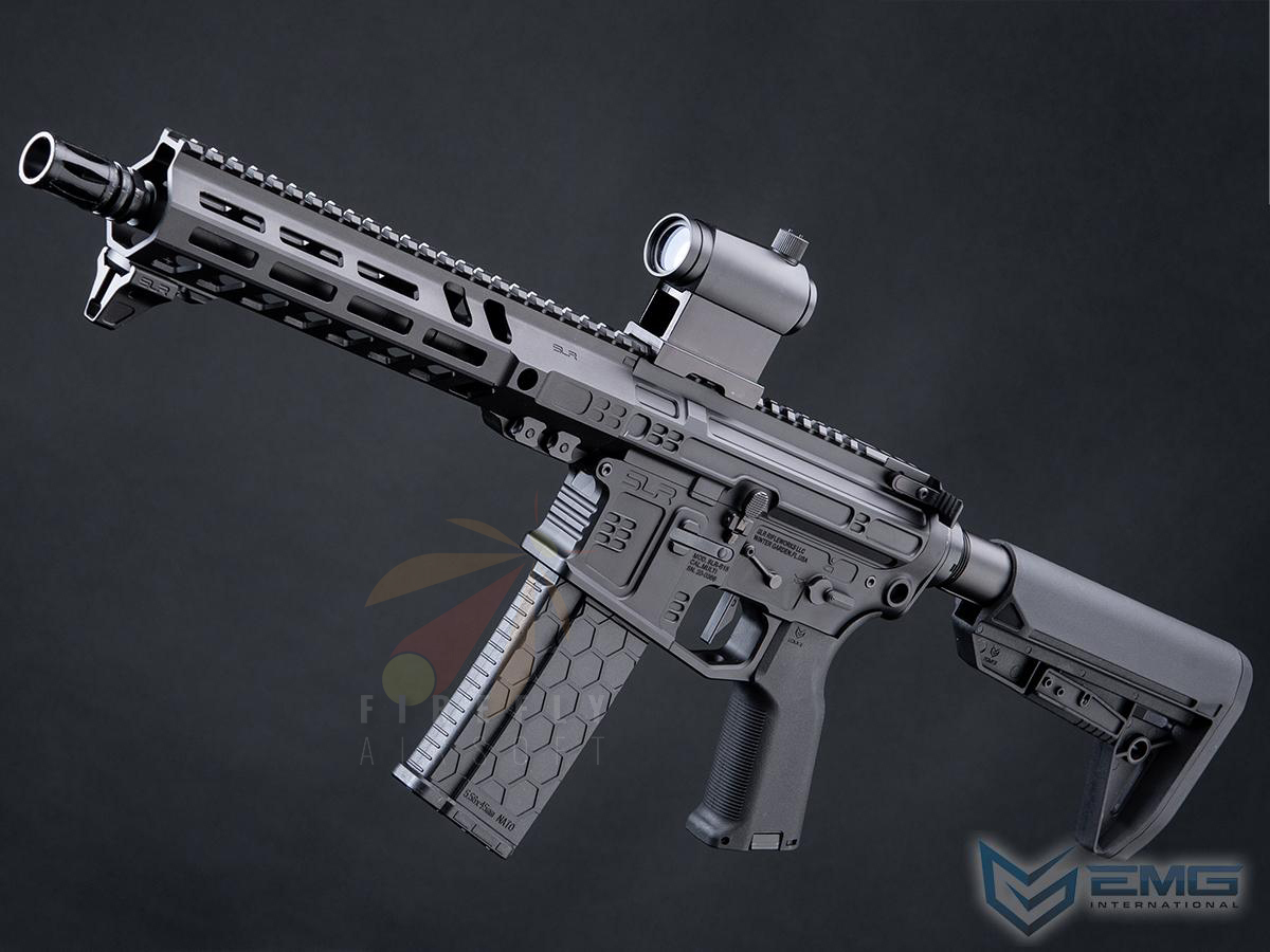 EMG Helios SLR Rifleworks Licensed B15 Airsoft AEG W/ ION M-LOK Handguard (Color: Black / 9.7" HDX Handguard / 350 FPS)