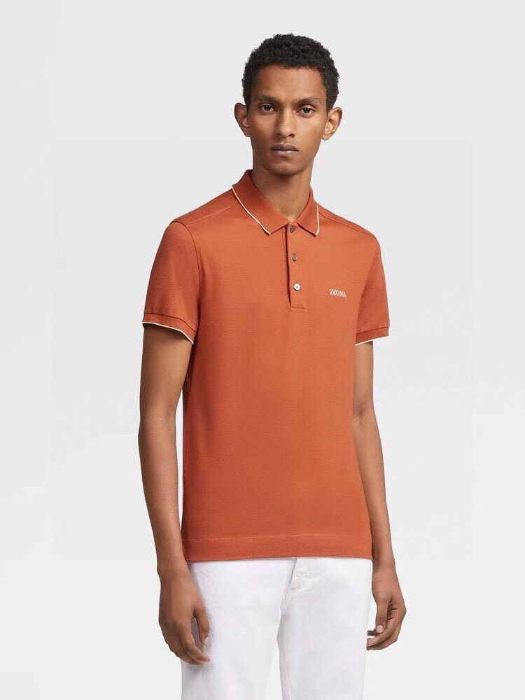 **DO** เสื้อคอโปโล ZEGNA Stretch Cotton Polo มี 3 สีให้เลือก สินค้าใหม่ ของแท้
