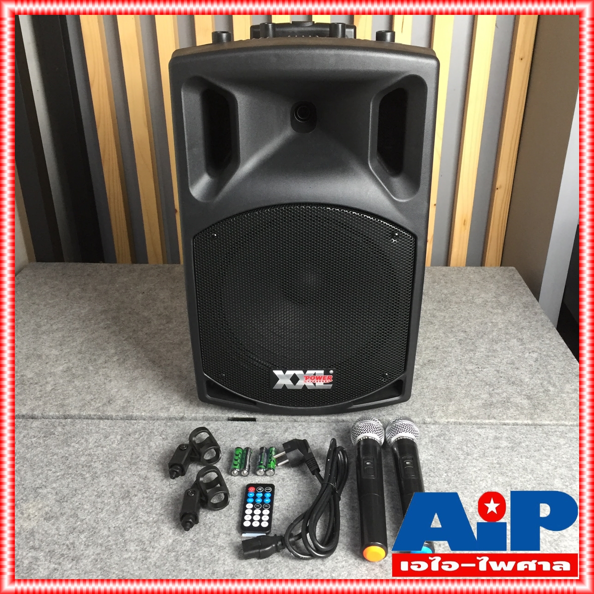 XXL SL-12V-BT ตู้ลำโพงมีขยาย ไมค์ลอย 2ตัว บูลทูส ตู้ลำโพง12นิ้ว ตู้ลำโพงXXL SL12V SL 12VBT ตู้ลำโพงมีขยาย ตู้ลำโพงพร้อมบูลทูส ตู้XXL