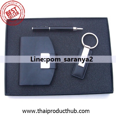 A07-026-CP-057_GiftSetเครื่องหนัง. กระเป๋าสตางค์, รับผลิตกระเป๋าสตางค์ , ขายกระเป๋าสตางค์ .ของพรีเมี่ยม,
