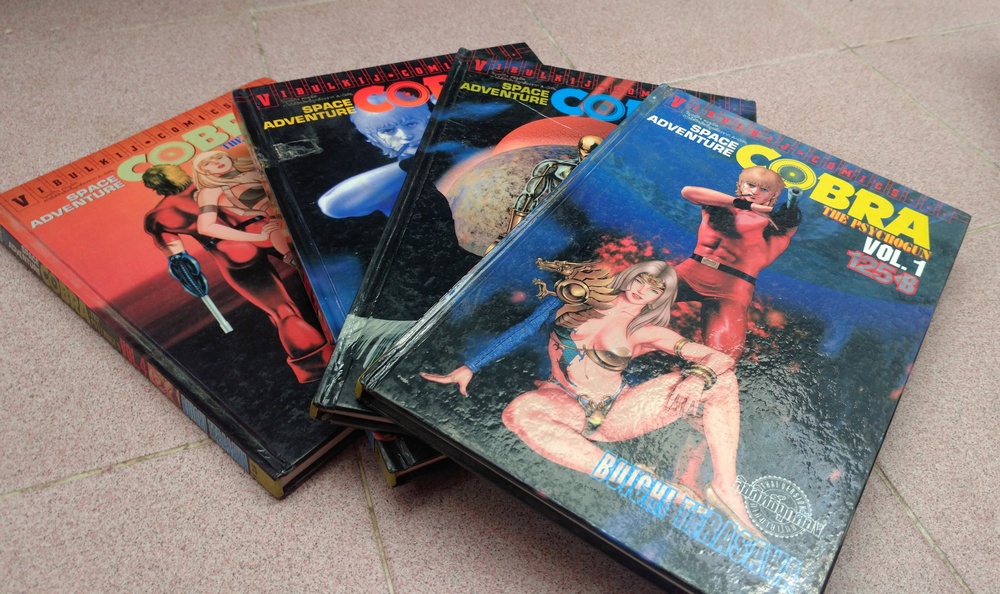 คอบร้า ปกแข็ง สี่สีทั้งเล่ม ครบชุุด 4 เล่มจบ