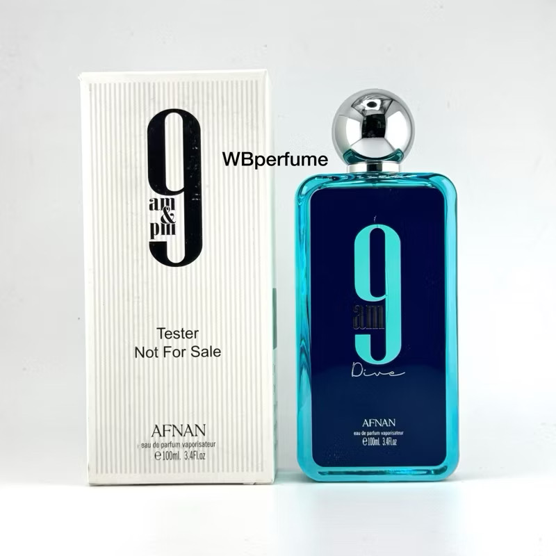 น้ำหอม Afnan 9am Dive Unisex 100ml Tester โคลน Bleu chanel edp
