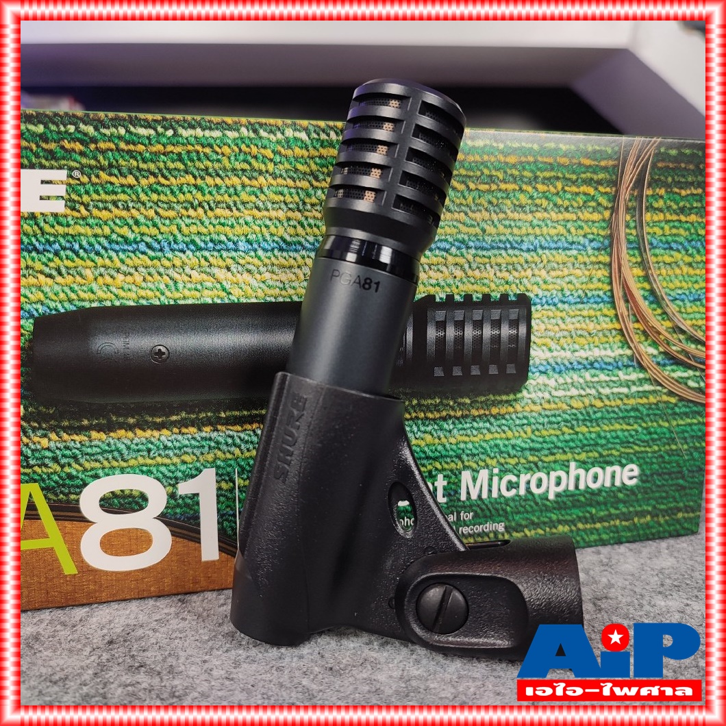 SHURE PGA-81LC ไมค์เครื่องดนตรี Cardioid Condenser Instrument Microphone PGA 81 LC PGA 81LC PGA81 LC PGA81LC เอไอ-ไพศาล +++
