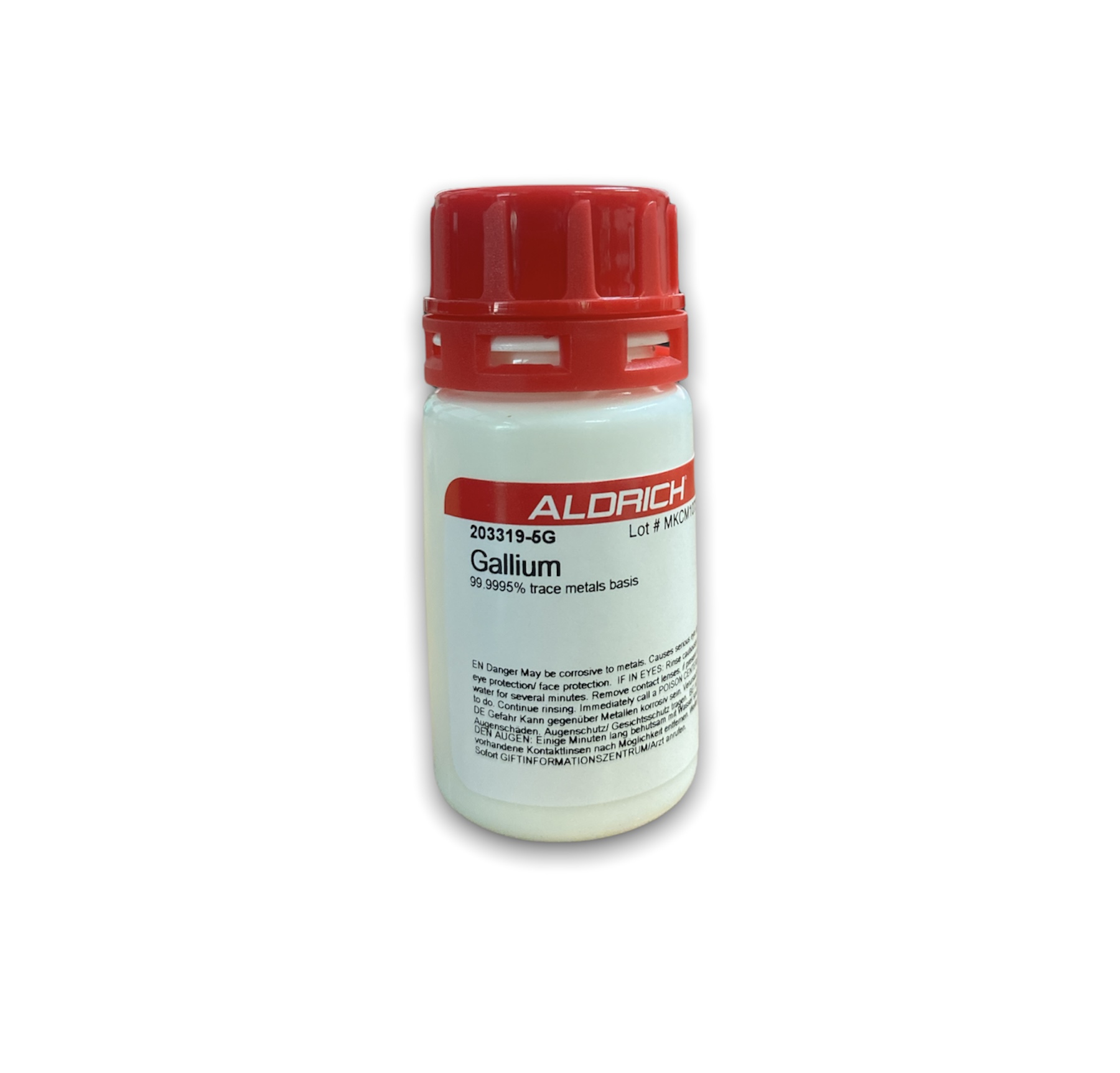 Gallium 99.9995% trace metals basis, 5 g - Sigma aldrich