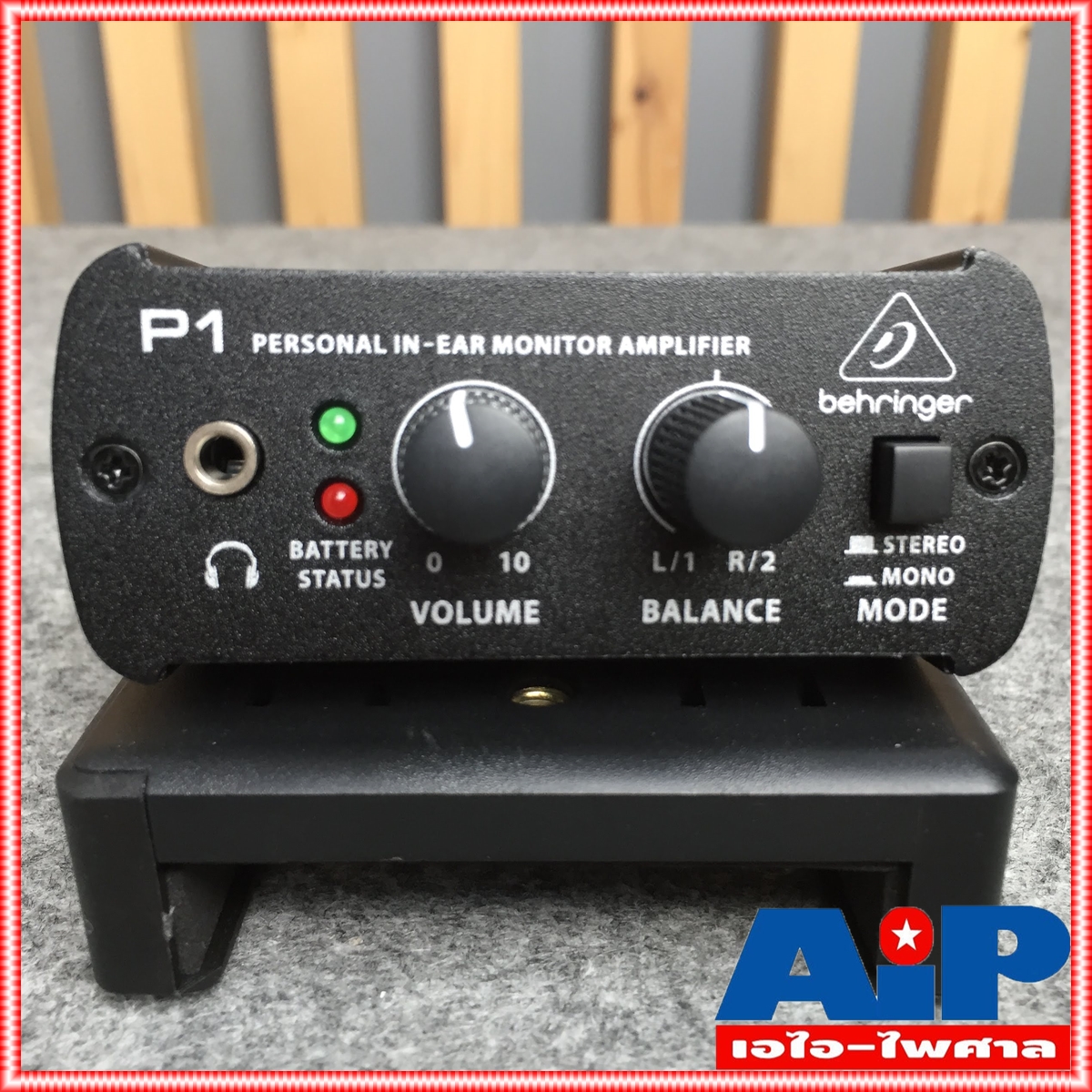 BEHRINGER P-1 in-ear monitor amplifier EarMonitor เครื่องช่วยฟัง หูฟังMonitor เครื่องเสียบหูฟัง เอไอ-ไพศาล +++