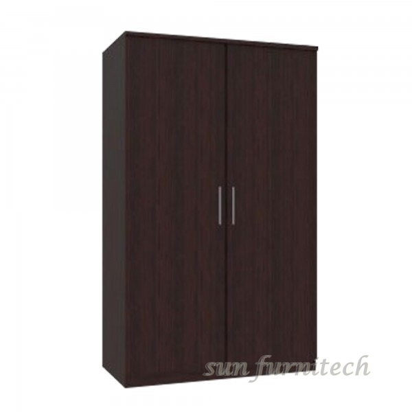 ตู้เสื้อผ้า 120 cm. 2 บานเปิดกระจกเ หบ้าบานเมลามีน exclusive รุ่น WR-1210