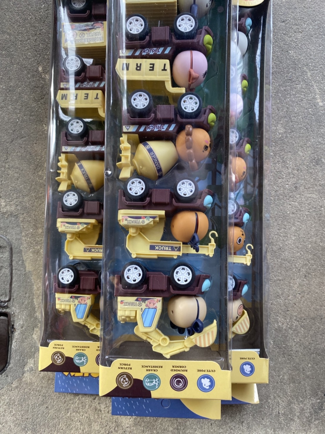 9972 ของเล่นเซ็ตรถบรรทุกสัตว์เล่นมือ 5 คัน รถเล่นมือ รถของเล่น ปลีกกล่องละ