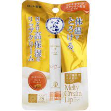 Rohto Mentholatum Melty Cream Lip Rich Honey (SPF25/PA+++) ลิปมันน้ำผึ้ง ผสมมัลติ-เซราไมด์ บำรุงริมฝีปากละลายตามอณุภูมิของร่างกายผสานบำรุงริมฝีปาก