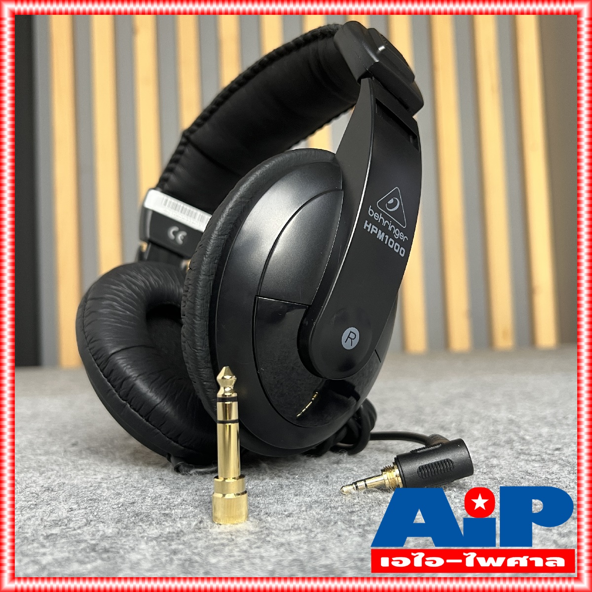 BEHRINGER HPM 1000 -bk หูฟังสีดำ HEADPHONE HPM-1000 หูฟังครอบหู หูฟังมอนิเตอร์ HPM1000 เอไอ-ไพศาล +++