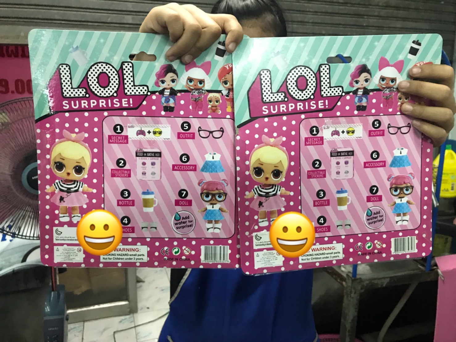 LOL1 ของเล่นเด็กโมเดลLOL เปลี่ยนชุด โมเดลตุ๊กตา ปลีกแพ็คใหญ่ (ของใหม่แพ็คไม่สวย) sale