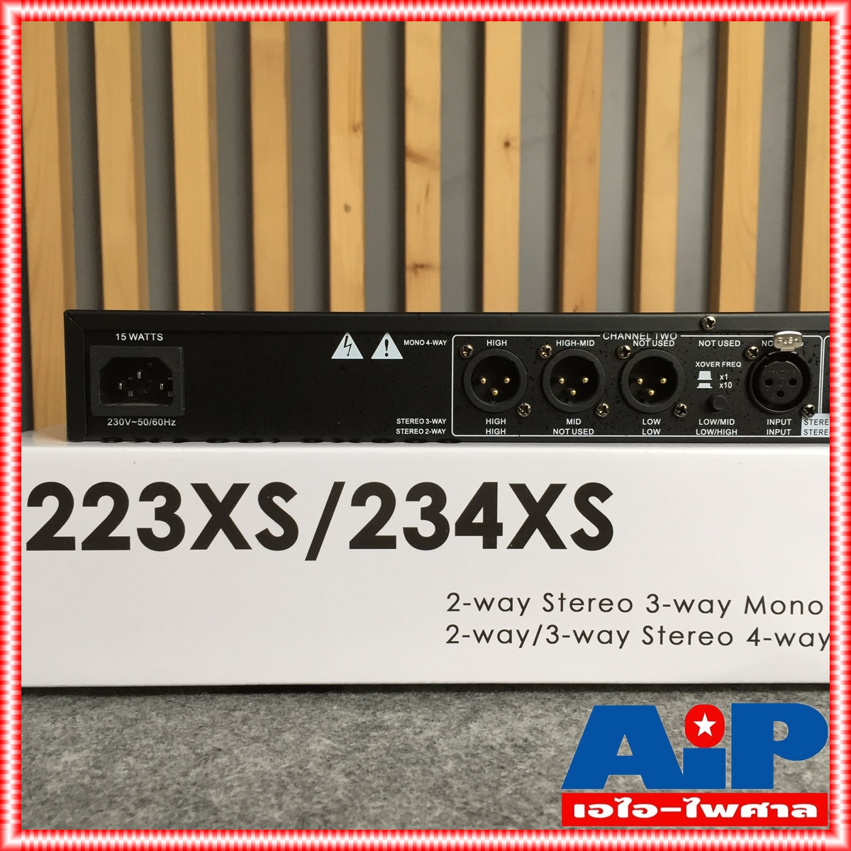 NTS 234XS crossover เอ็นทีเอส Cossover 234XS ครอสโอเวอร์ รุ่น 234 ครอส2/3ทาง ครอสตัดเสียง เอไอ-ไพศาล