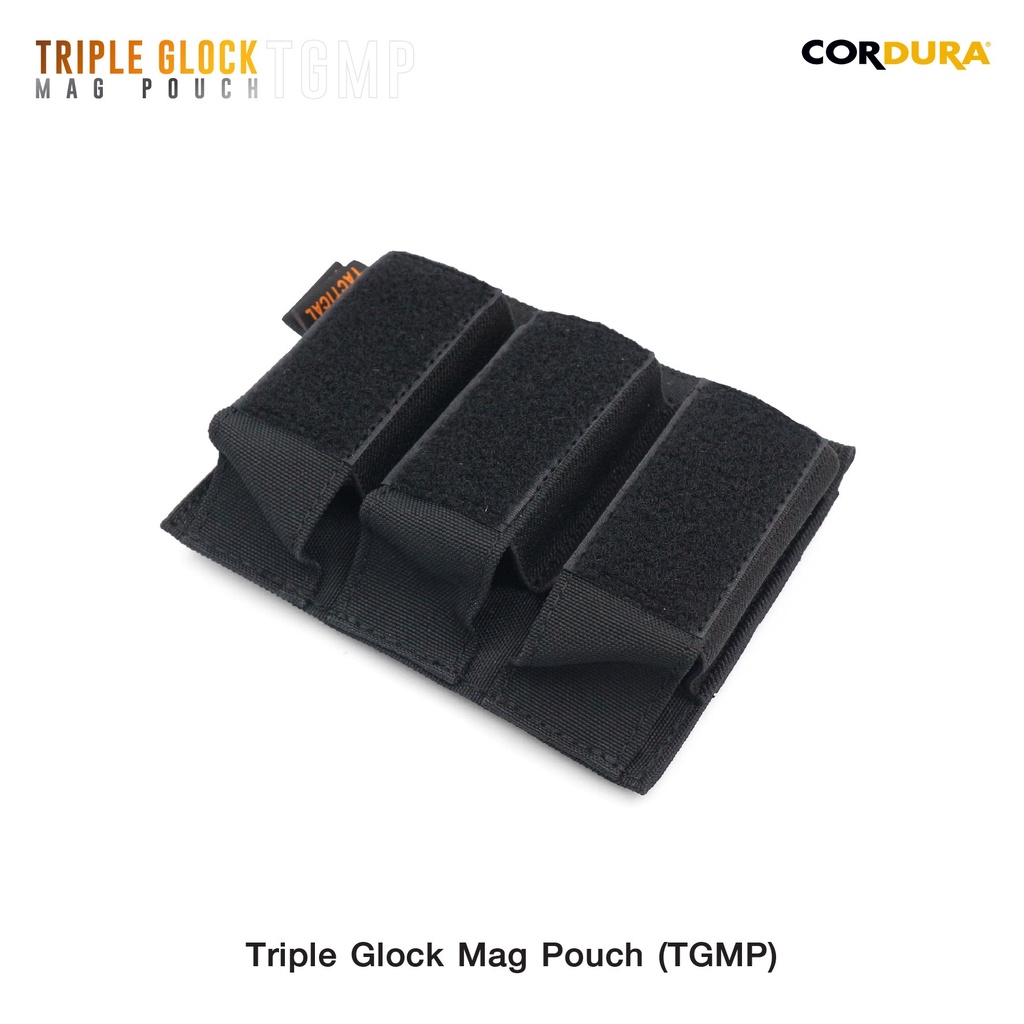 ซองใส่แม็กกาซิน Triple Glock Mag Pouch (TGMP) ติดเสื้อเวส﹝Tactical Vest﹞