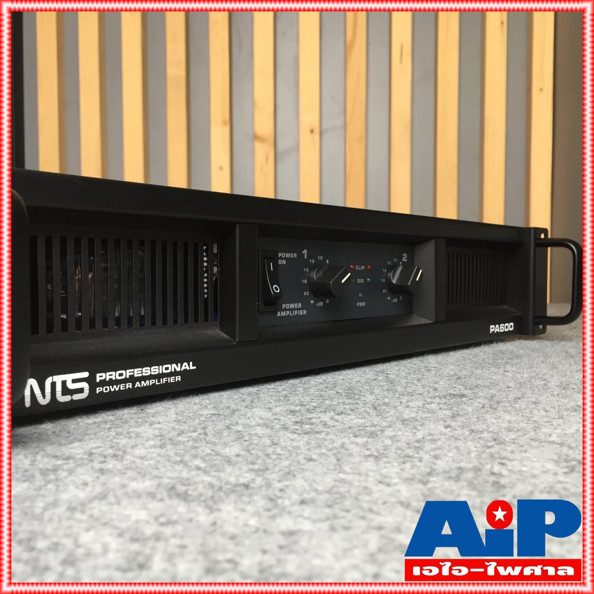 NTS PA600 poweramp เอ็นที่เอส PA 600 power amp PA-600 เพาเวอร์แอมป์ แอมป์ขยาย เครื่องเสียง แอมป์ เพาเวอร์ เอไอ-ไพศาล