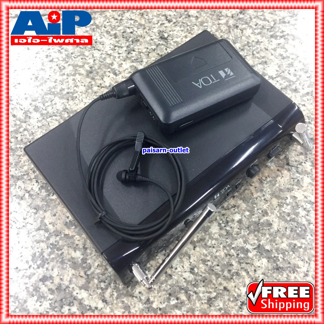 TOA WS-5325M SETไมค์ลอยหนีบ ไมค์โครโฟนแบบหนีบไร้สาย คลื่น UHF WS5325M WS 5325 M เอไอ-ไพศาล