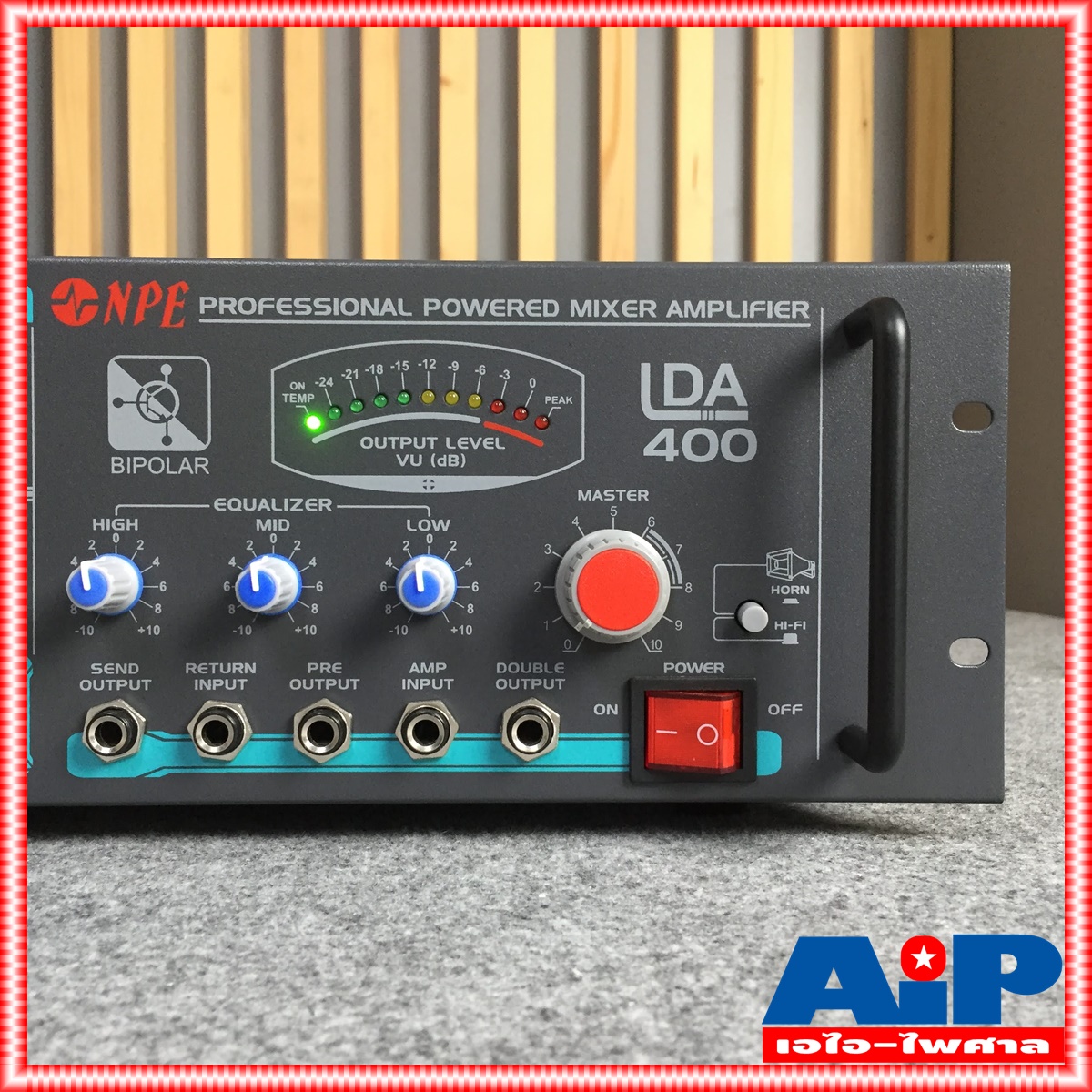NPE LDA400 AC/DC POWERMIXER LINE lda-400 POWERMIX LDA 400 แอมป์เสียงตามสาย ใช้ได้ทั้งไฟบ้าน 220V ไฟรถ DC24V เอ็นพีอี +++