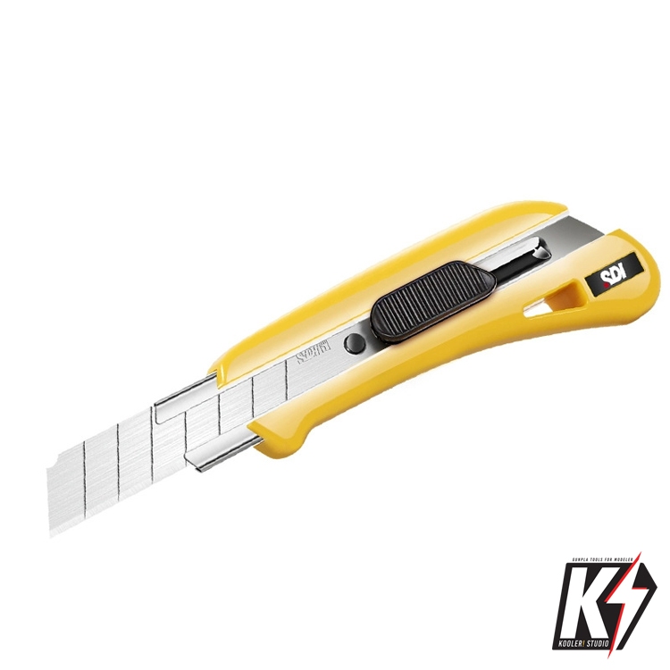 SDI 3050C มีดคัตเตอร์อเนกประสงค์ ขนาด 18 มม. ล็อคใบมีดอัตโนมัติ