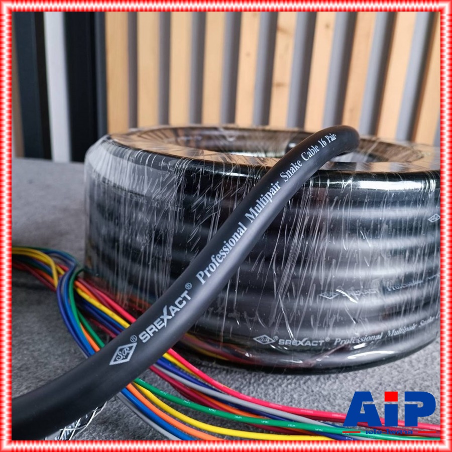 สายมัลติคอร์ SUN RISE SBC-16X-100FT 12IN4OUT 30เมตร สายสัญญาณเสียง SBC 16X 100FT SBC16X/100FT เอไอ-ไพศาล