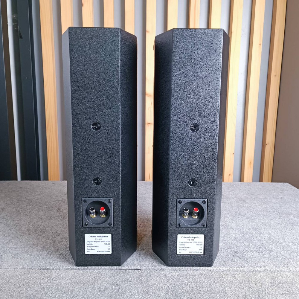 คู่ละ NTS CL-412 column loudspeaker พร้อมขาแขวนพนัง CL-412 CL-412 ลำโพงคอลัมน์ ลำโพง เอไอ-ไพสาล