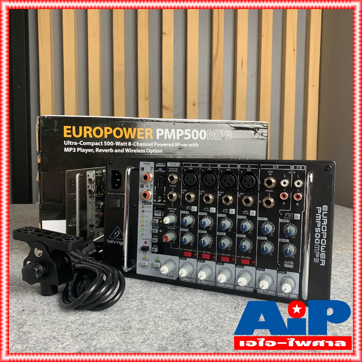 BEHRINGER PMP-500MP3 powermixer เพาเวอร์มิกเซอร์ PMP 500 PMP500 MP3 PMP-500 500MP3 POWER MIXER +++