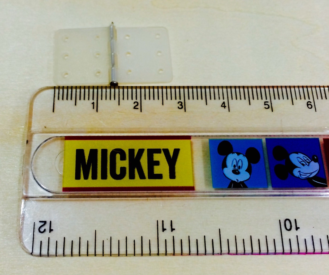 บานพับแบบแผ่น #3 28mm.x15mm.