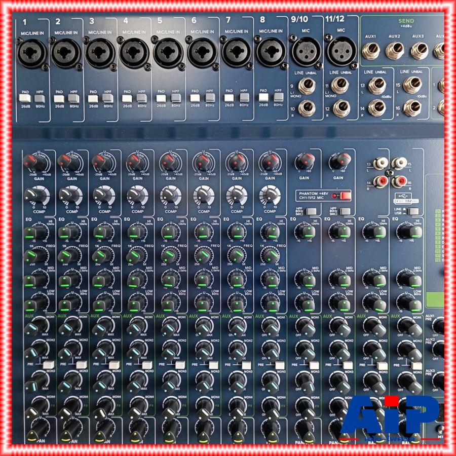 PROEUROTECH VX-16 MIXER มิกซ์ โปรยูโรเทค มิกเซอร์ 16 ช่อง เอฟเฟคแท้ รองรับ USB และ บูลทูธ VX16 PRO EUROTECH เอไอ-ไพศาล